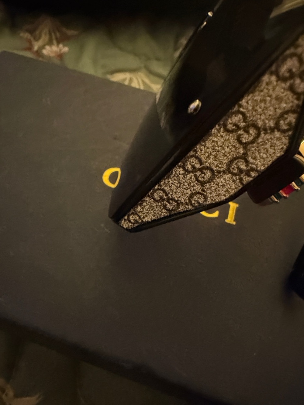 Gucci Rimless Shield Sunglasses in Smoke Black - Picture 8 of 9